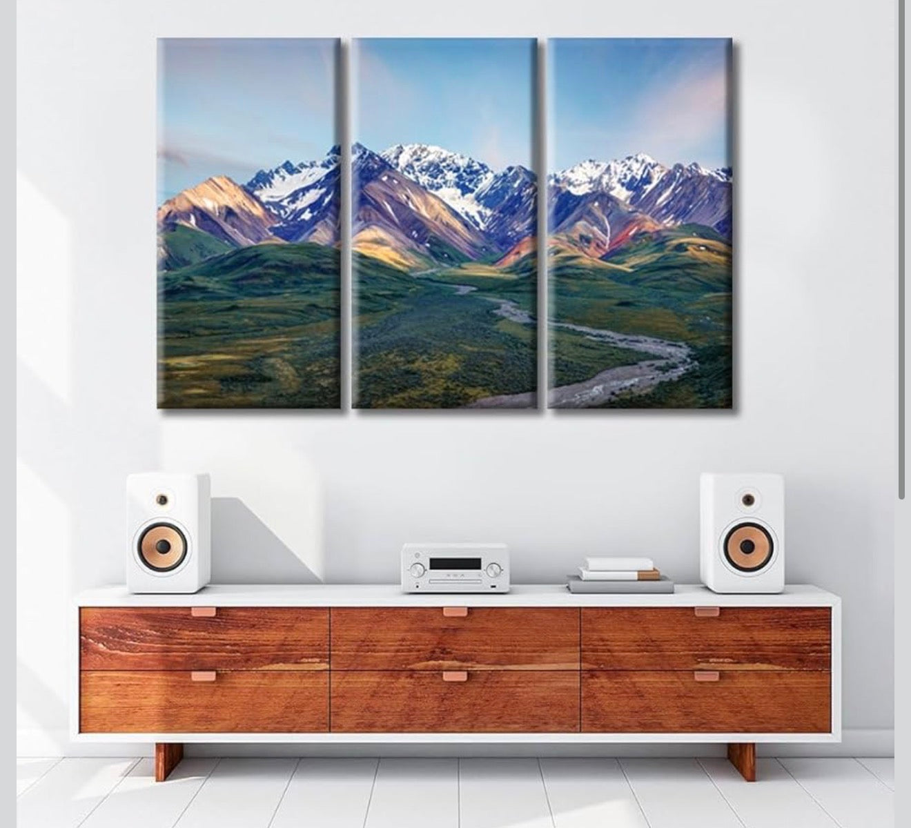 ποΈ 3 Panel Alaska Denali National Park Wall Art β 42β x 28β