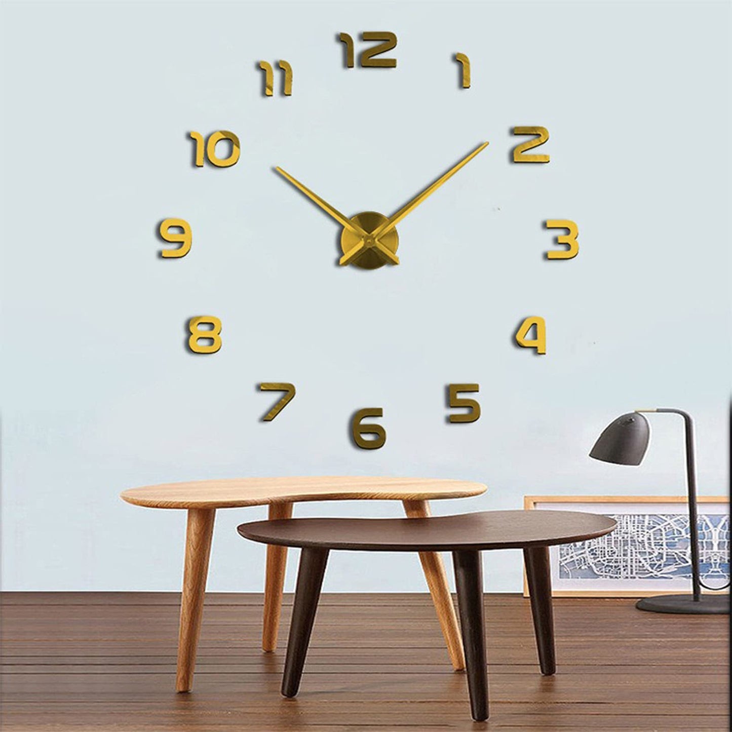 3D DIY Wall Clock Numerals Clock