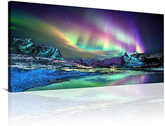 Northern Lights Canvas Wall Art