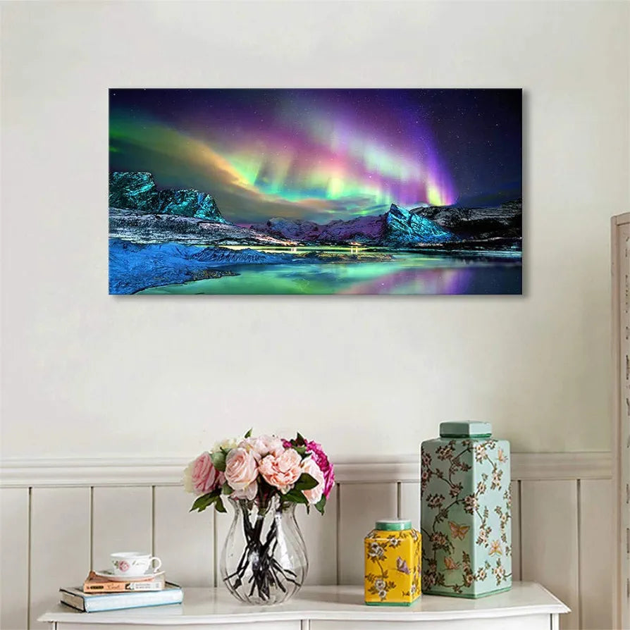 Northern Lights Canvas Wall Art