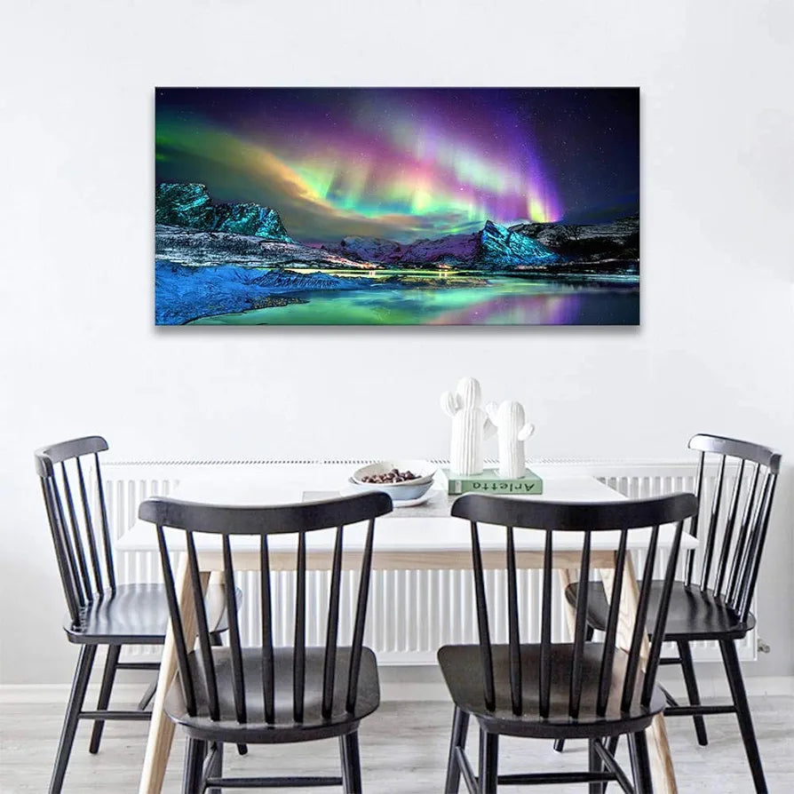 Northern Lights Canvas Wall Art