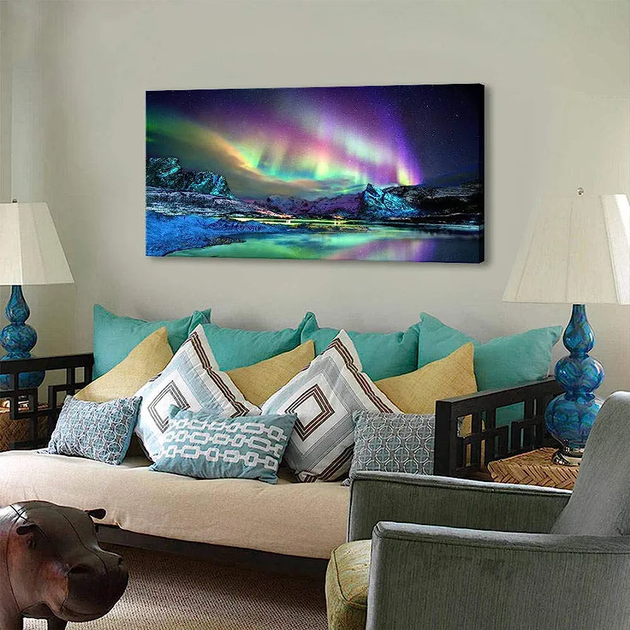 Northern Lights Canvas Wall Art