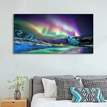 Northern Lights Canvas Wall Art