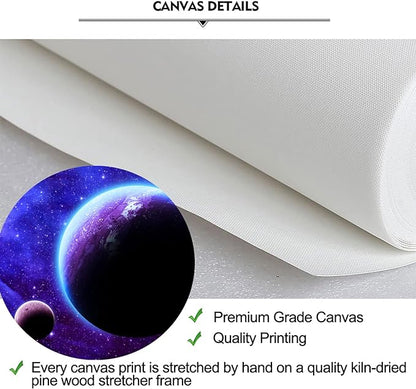 Abstract Galaxy Space Canvas Wall Art Set