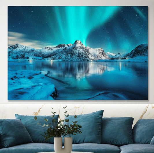 24”x16”  Nature Canvas Wall Art on Solid Wood Frame -