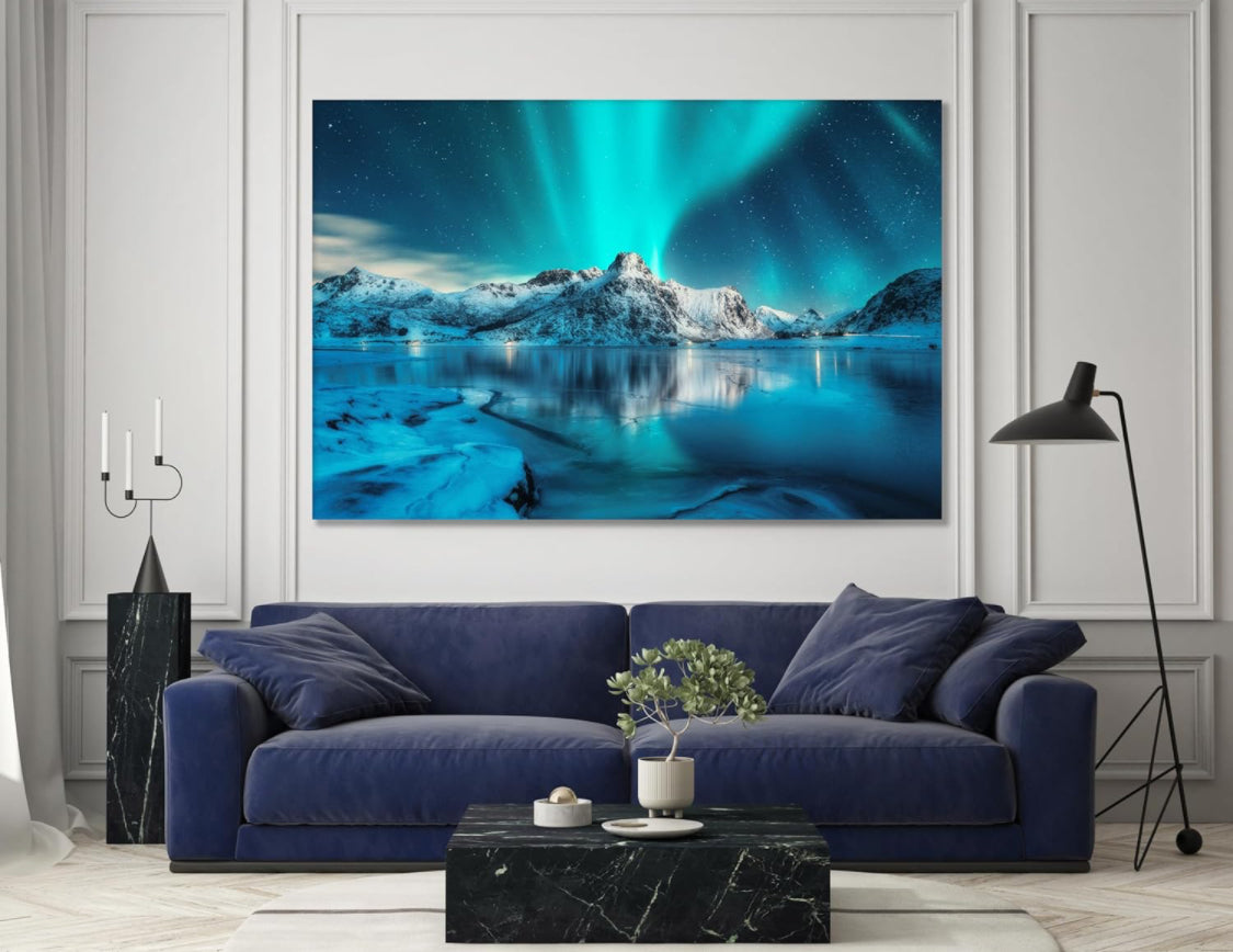 24”x16”  Nature Canvas Wall Art on Solid Wood Frame -