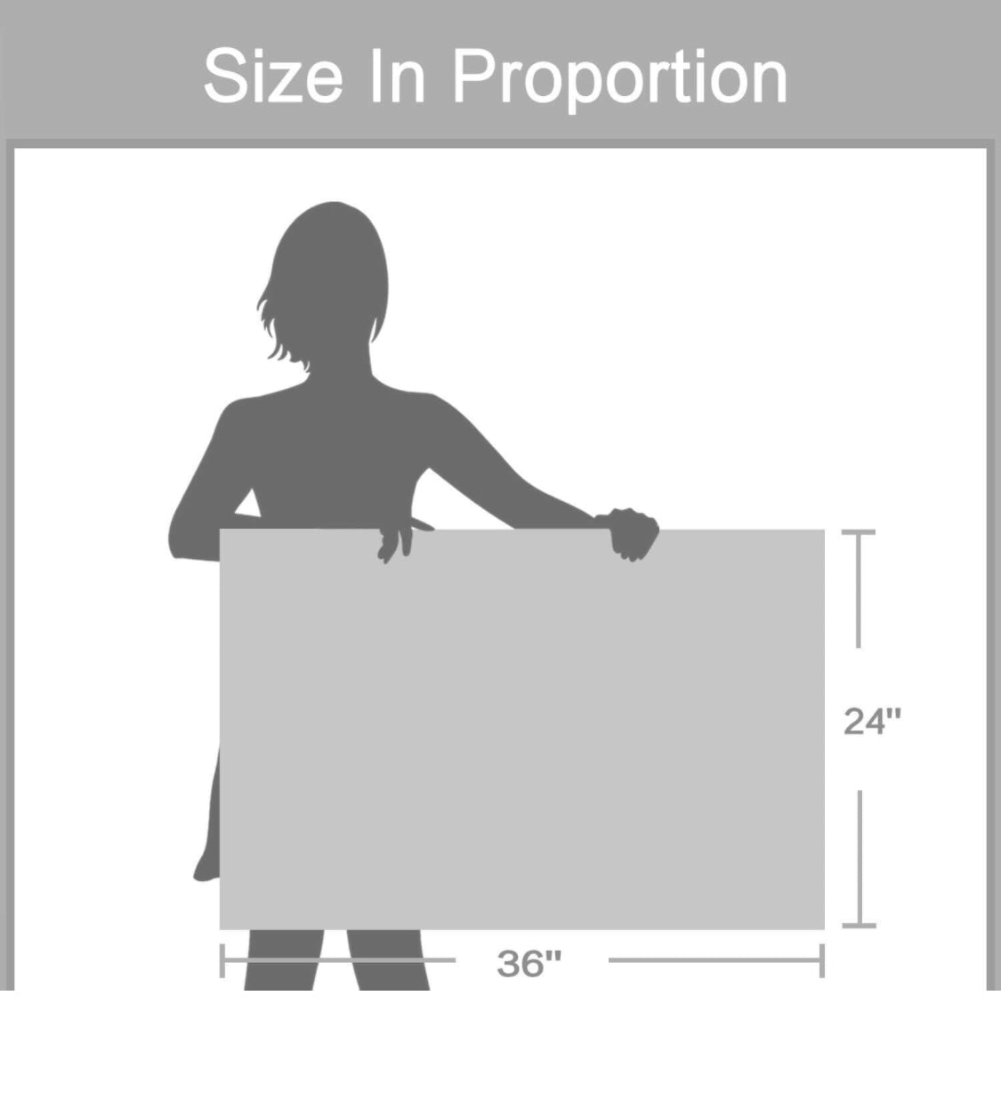 Fake Window Canvas Wall Art 36''W x 24''