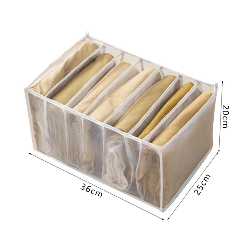 Closet Organizer for Underwear Socks Home Cabinet Divider Storage Box Storage Organizer for Clothes Foldable Drawer Organizer