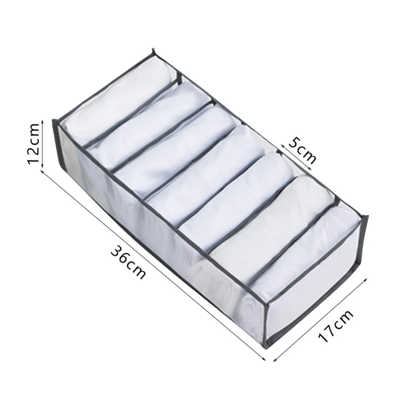 Closet Organizer for Underwear Socks Home Cabinet Divider Storage Box Storage Organizer for Clothes Foldable Drawer Organizer
