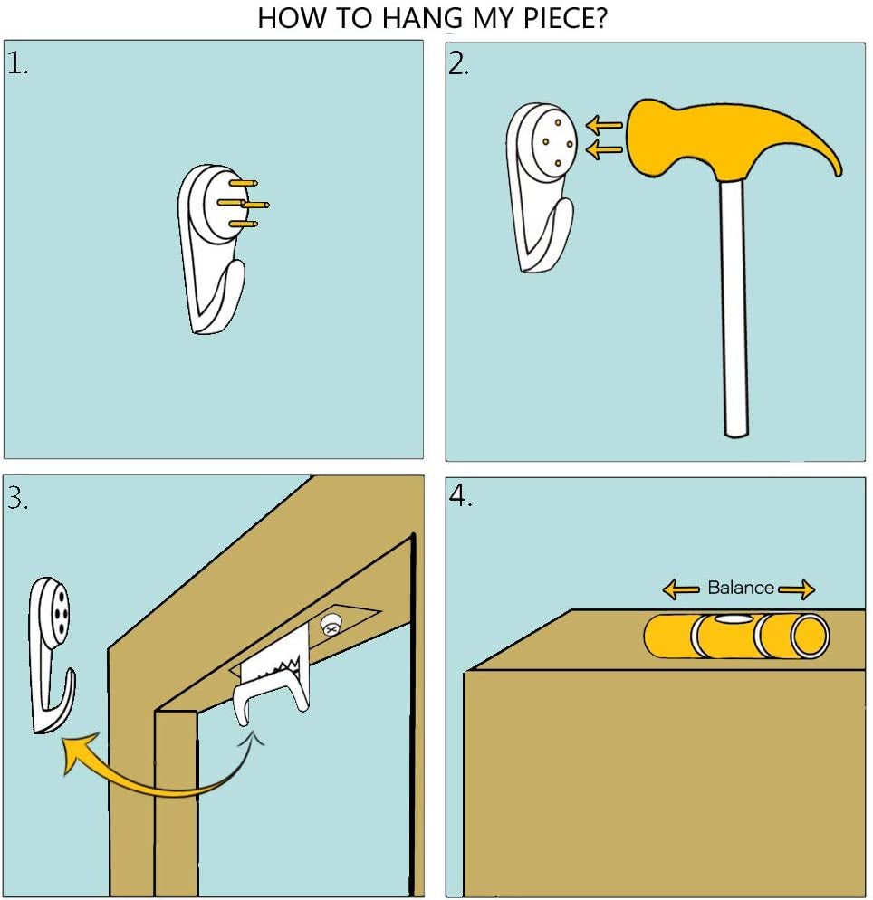 Large 3 Panel Landscape Black White Teal Blue Forest Waterfall Canvas Wall Art Tree Nature Picture Prints Gallery Wrapped Ready to Hang for Living Room Office Each Panel 16X32 Inches (Blue)