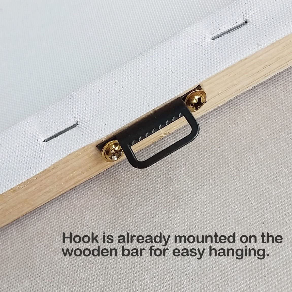 Peaceful Waterfall 5 Panels Large Canvas Paintings Wall Art Modern Gallery Wrapped Landscape Forest Giclee Canvas Print Artwork Photo Pictures for Living Room Bedroom Home Decorations L