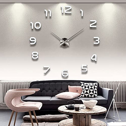 3D DIY Wall Clock Numerals Clock