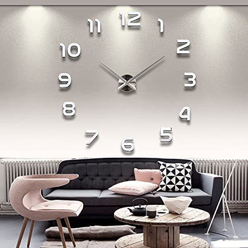 3D DIY Wall Clock Numerals Clock