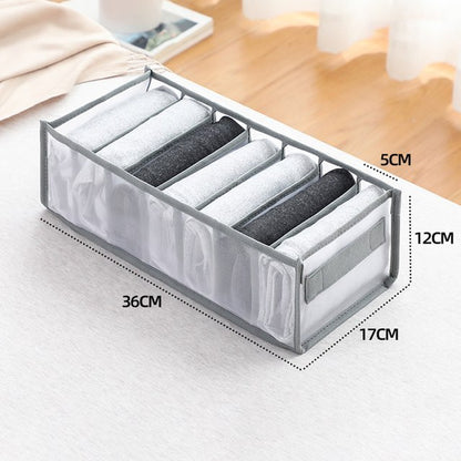 Closet Organizer for Underwear Socks Home Cabinet Divider Storage Box Storage Organizer for Clothes Foldable Drawer Organizer