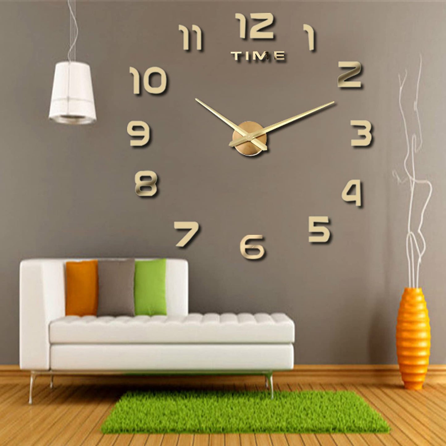 3D DIY Wall Clock Numerals Clock