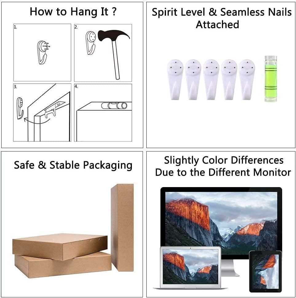 3 Pieces Green Blue Aurora Wall Art Northern Light Canvas Prints on Picture Aurora Borealis Nature Starry Scenery Landscape Painting Modern Wall Decor for Home Bathroom Bedroom Ready to Hang