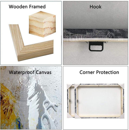 3 Pieces Green Blue Aurora Wall Art Northern Light Canvas Prints on Picture Aurora Borealis Nature Starry Scenery Landscape Painting Modern Wall Decor for Home Bathroom Bedroom Ready to Hang