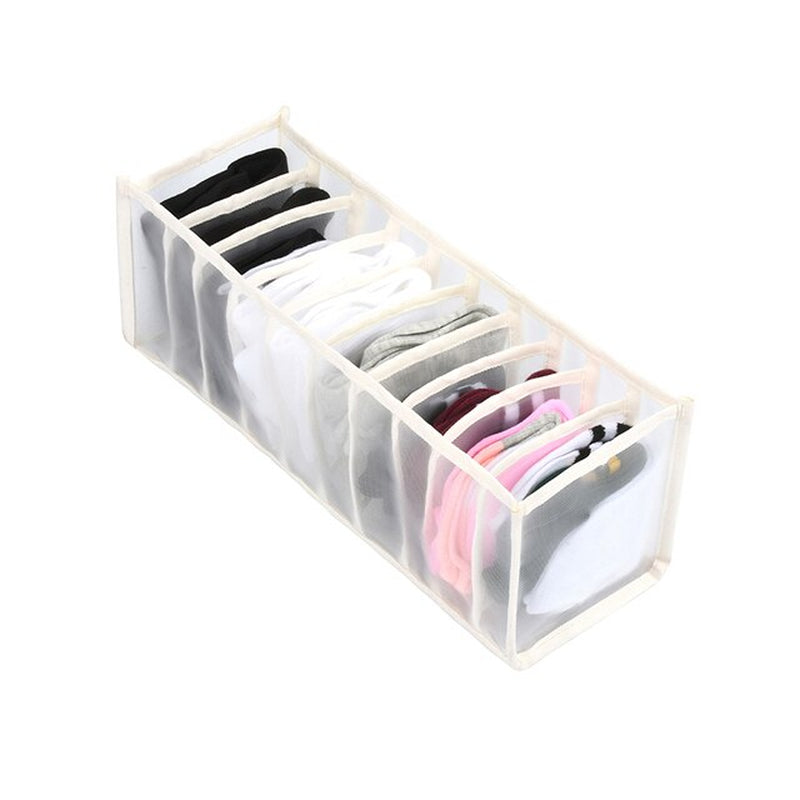 Closet Organizer for Underwear Socks Home Cabinet Divider Storage Box Storage Organizer for Clothes Foldable Drawer Organizer