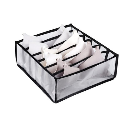 Closet Organizer for Underwear Socks Home Cabinet Divider Storage Box Storage Organizer for Clothes Foldable Drawer Organizer