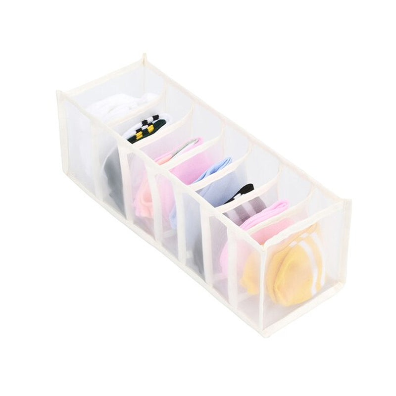 Closet Organizer for Underwear Socks Home Cabinet Divider Storage Box Storage Organizer for Clothes Foldable Drawer Organizer